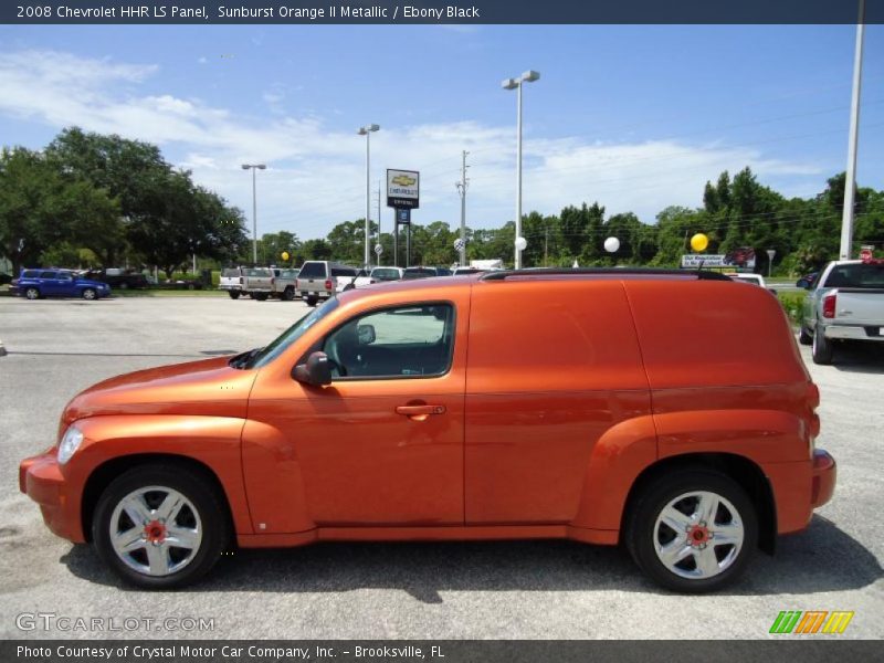 Sunburst Orange II Metallic / Ebony Black 2008 Chevrolet HHR LS Panel