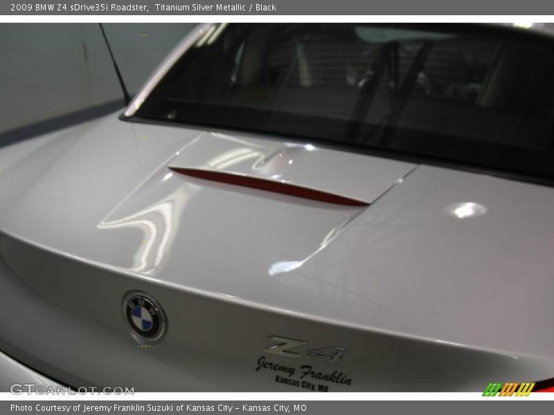 Titanium Silver Metallic / Black 2009 BMW Z4 sDrive35i Roadster