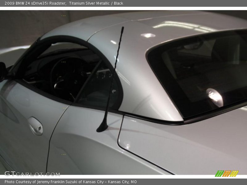 Titanium Silver Metallic / Black 2009 BMW Z4 sDrive35i Roadster
