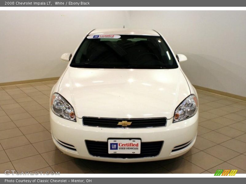 White / Ebony Black 2008 Chevrolet Impala LT