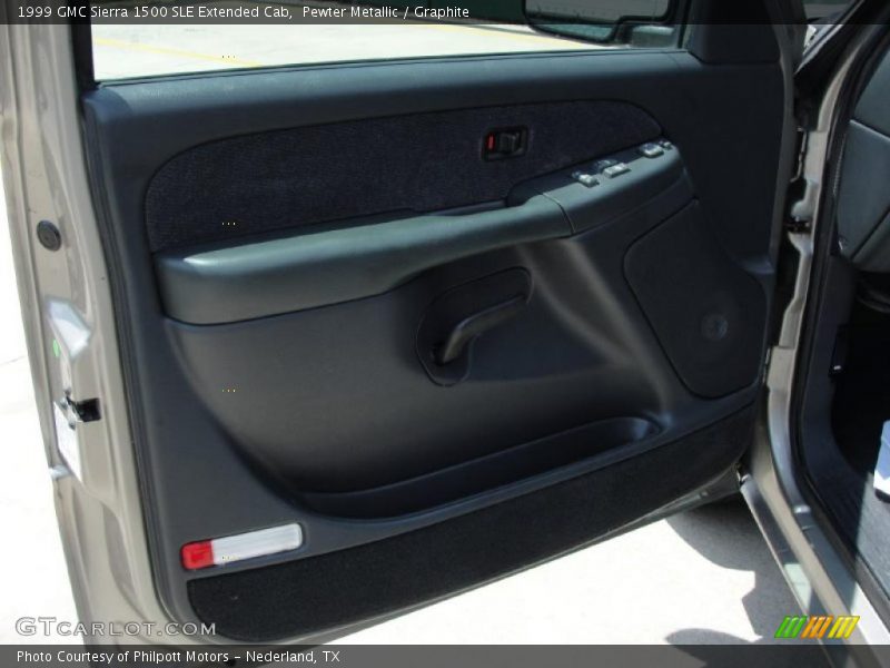 Pewter Metallic / Graphite 1999 GMC Sierra 1500 SLE Extended Cab