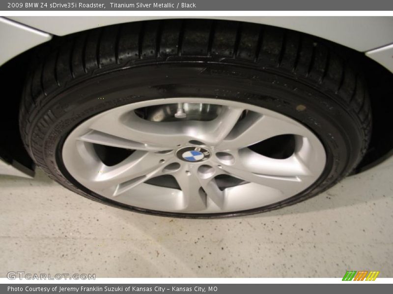 Titanium Silver Metallic / Black 2009 BMW Z4 sDrive35i Roadster