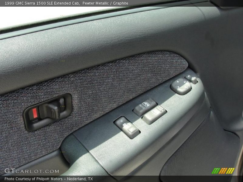 Pewter Metallic / Graphite 1999 GMC Sierra 1500 SLE Extended Cab
