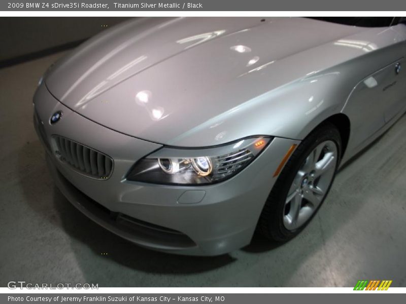 Titanium Silver Metallic / Black 2009 BMW Z4 sDrive35i Roadster
