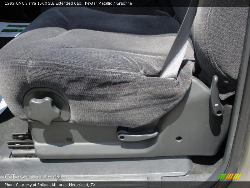 Pewter Metallic / Graphite 1999 GMC Sierra 1500 SLE Extended Cab