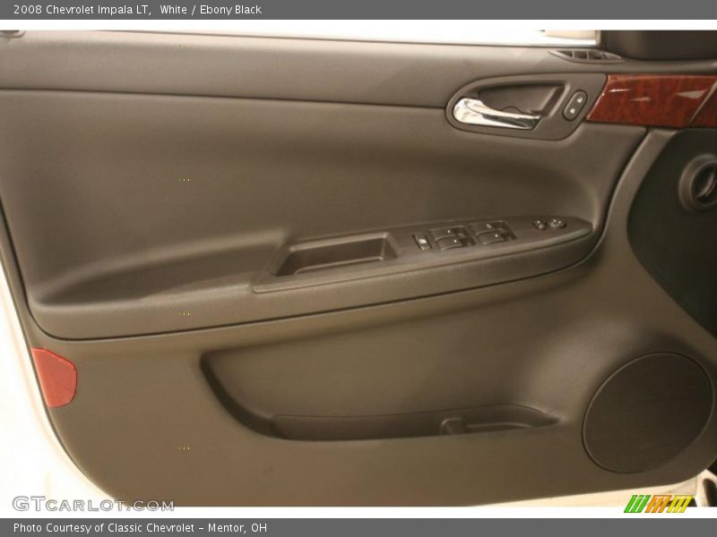 White / Ebony Black 2008 Chevrolet Impala LT