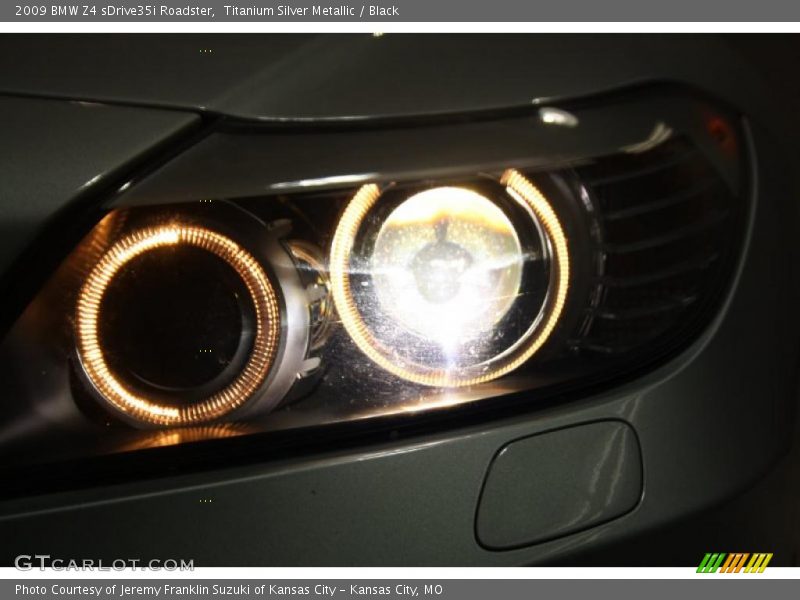 Titanium Silver Metallic / Black 2009 BMW Z4 sDrive35i Roadster