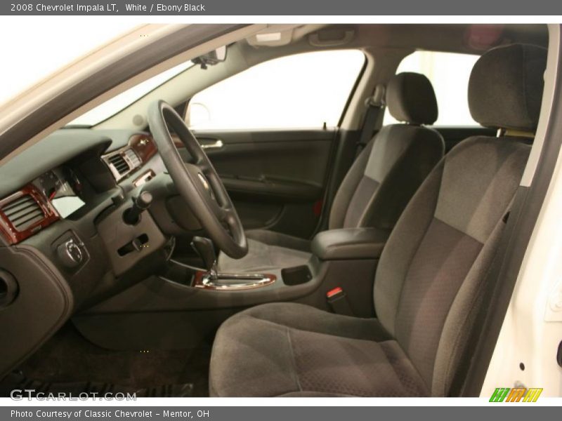 White / Ebony Black 2008 Chevrolet Impala LT