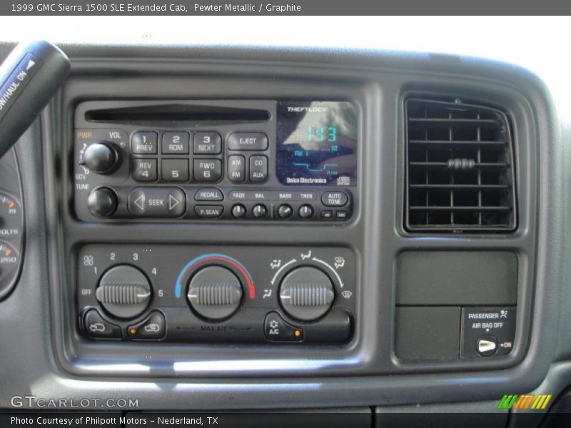 Pewter Metallic / Graphite 1999 GMC Sierra 1500 SLE Extended Cab