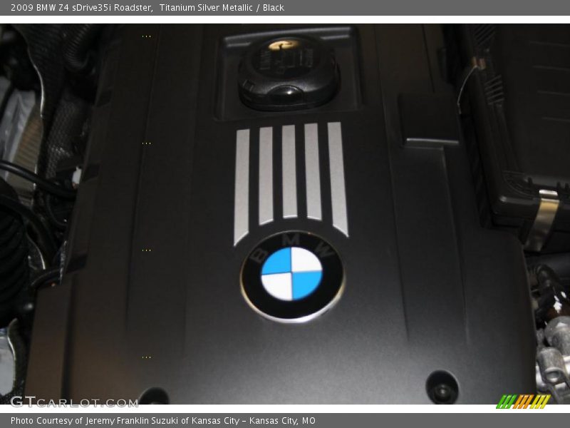 Titanium Silver Metallic / Black 2009 BMW Z4 sDrive35i Roadster