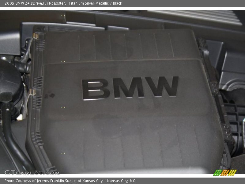 Titanium Silver Metallic / Black 2009 BMW Z4 sDrive35i Roadster