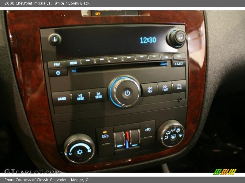 White / Ebony Black 2008 Chevrolet Impala LT
