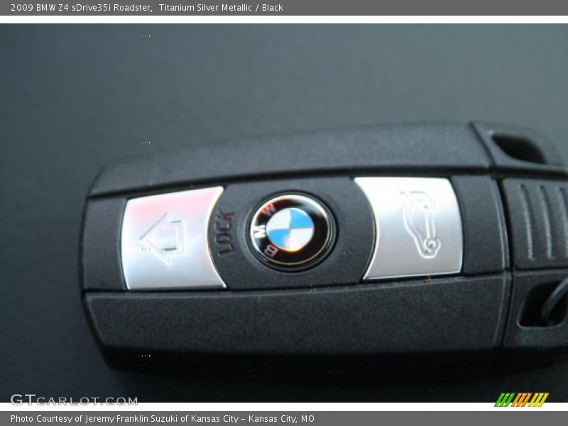 Titanium Silver Metallic / Black 2009 BMW Z4 sDrive35i Roadster