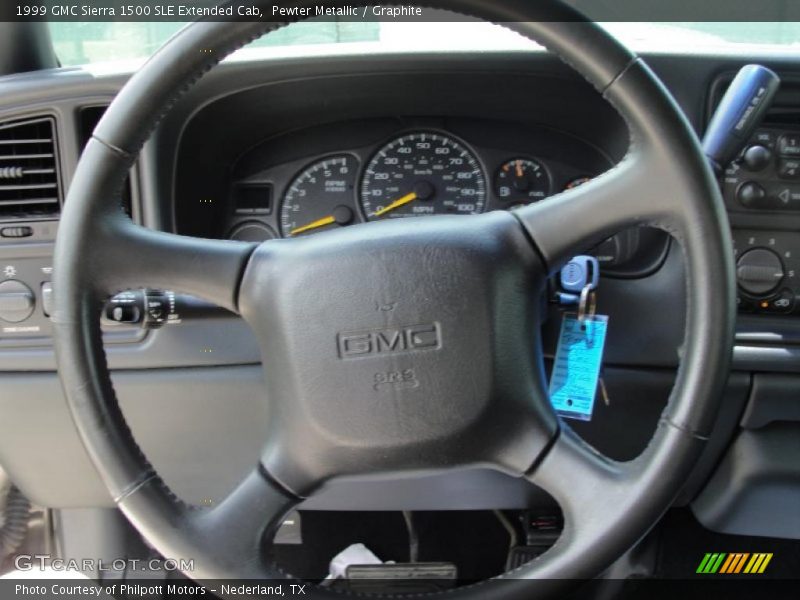 Pewter Metallic / Graphite 1999 GMC Sierra 1500 SLE Extended Cab