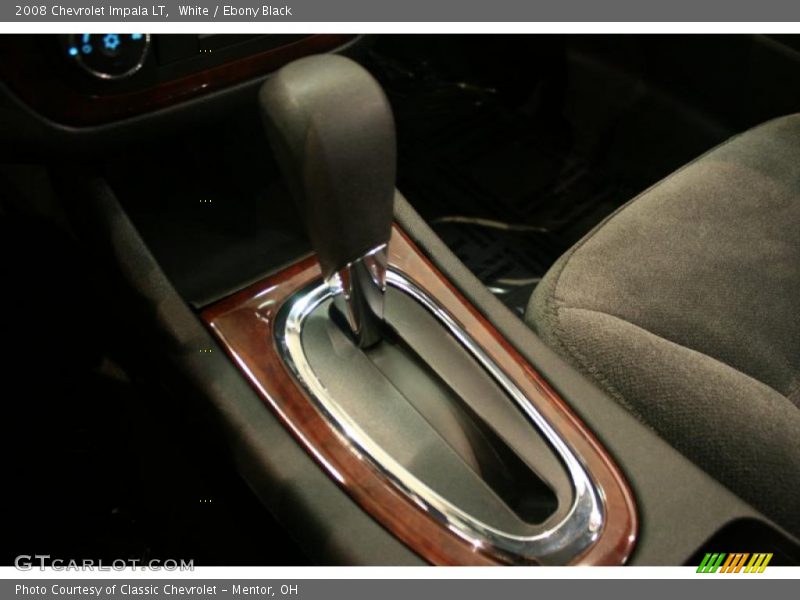 White / Ebony Black 2008 Chevrolet Impala LT