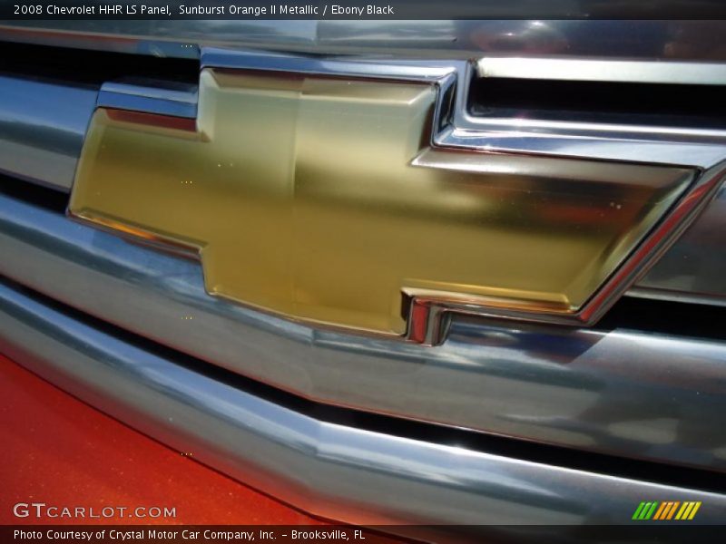 Sunburst Orange II Metallic / Ebony Black 2008 Chevrolet HHR LS Panel