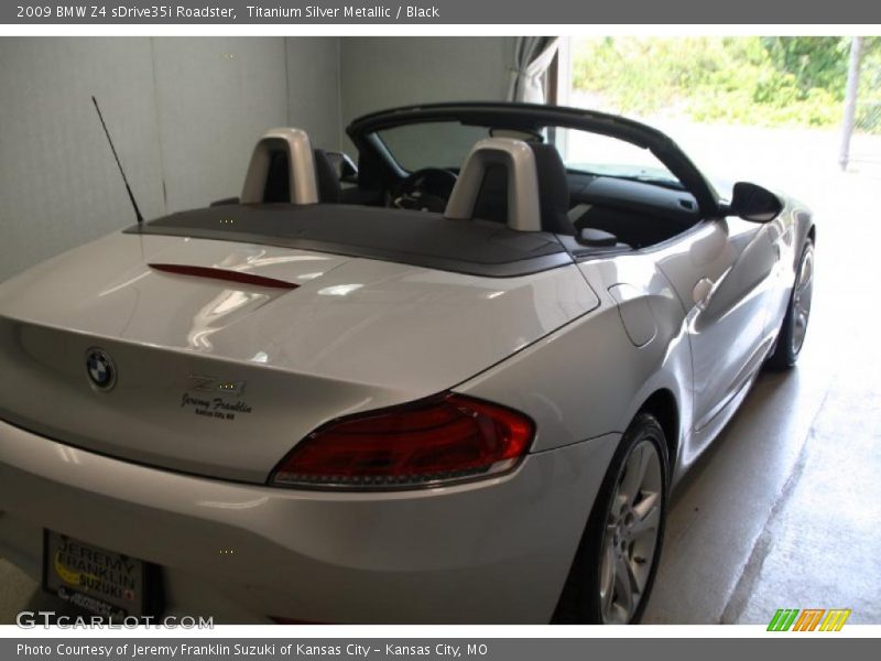 Titanium Silver Metallic / Black 2009 BMW Z4 sDrive35i Roadster