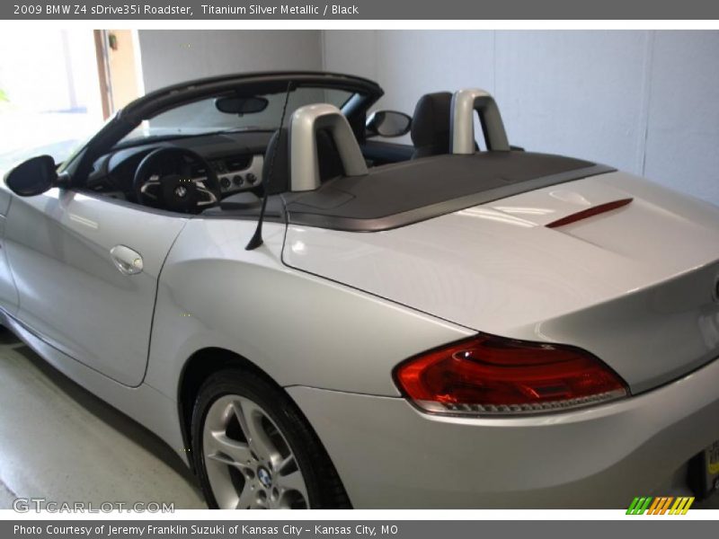 Titanium Silver Metallic / Black 2009 BMW Z4 sDrive35i Roadster