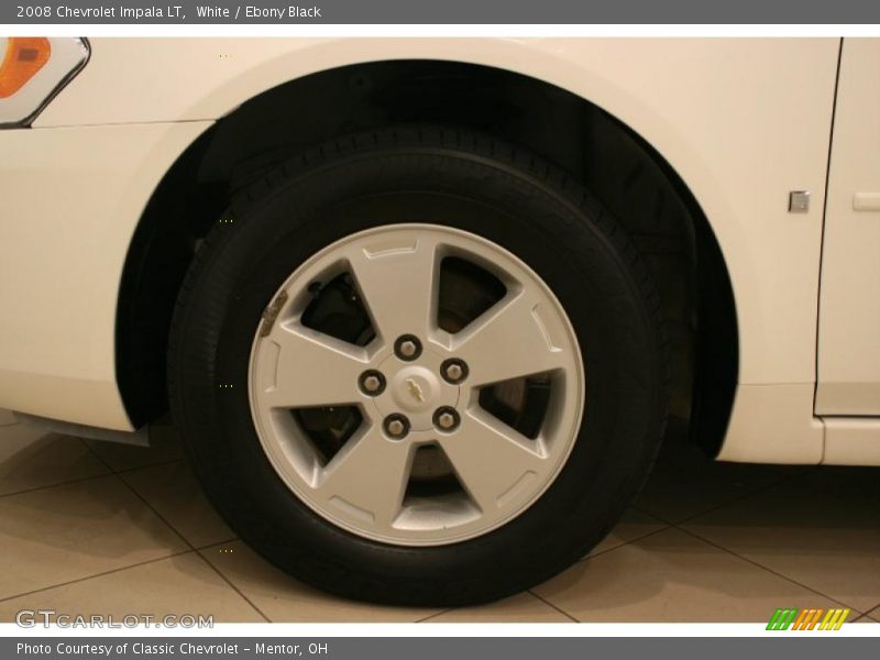 White / Ebony Black 2008 Chevrolet Impala LT