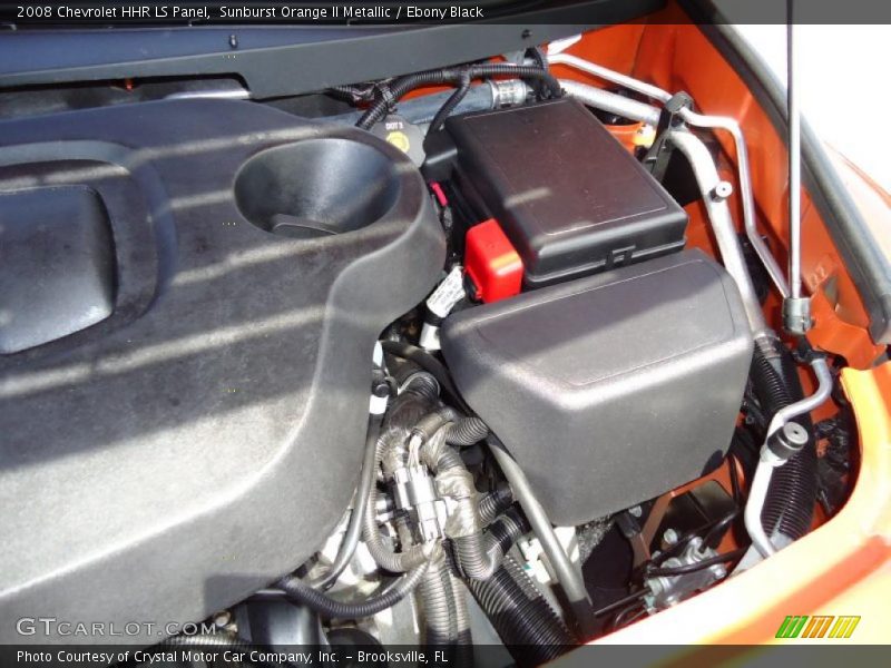 Sunburst Orange II Metallic / Ebony Black 2008 Chevrolet HHR LS Panel
