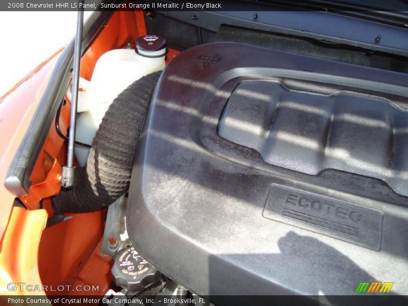 Sunburst Orange II Metallic / Ebony Black 2008 Chevrolet HHR LS Panel