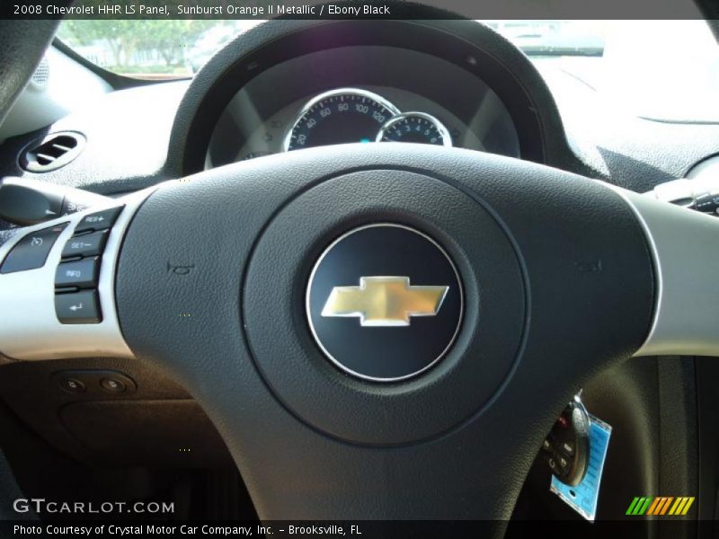 Sunburst Orange II Metallic / Ebony Black 2008 Chevrolet HHR LS Panel