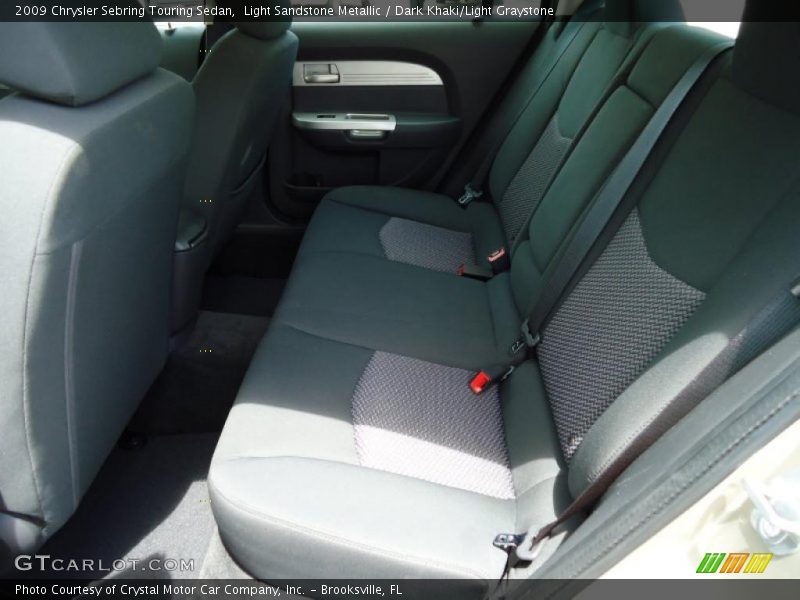 Light Sandstone Metallic / Dark Khaki/Light Graystone 2009 Chrysler Sebring Touring Sedan