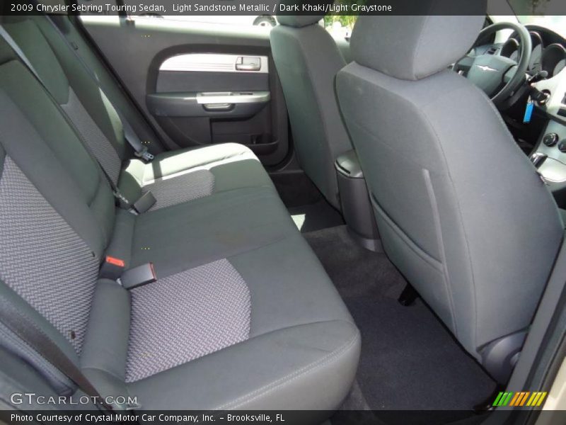Light Sandstone Metallic / Dark Khaki/Light Graystone 2009 Chrysler Sebring Touring Sedan