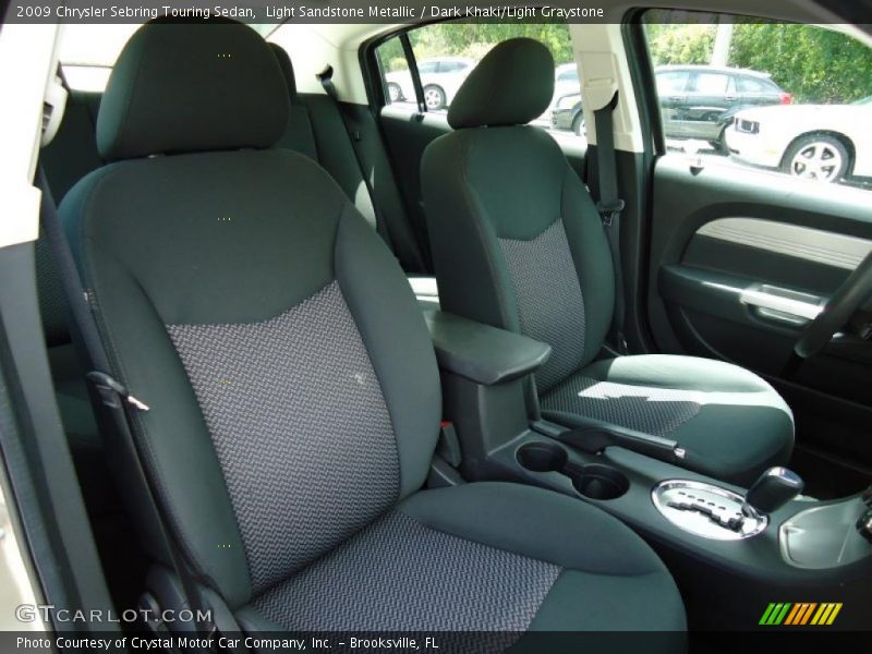 Light Sandstone Metallic / Dark Khaki/Light Graystone 2009 Chrysler Sebring Touring Sedan
