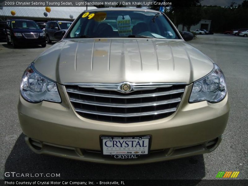 Light Sandstone Metallic / Dark Khaki/Light Graystone 2009 Chrysler Sebring Touring Sedan