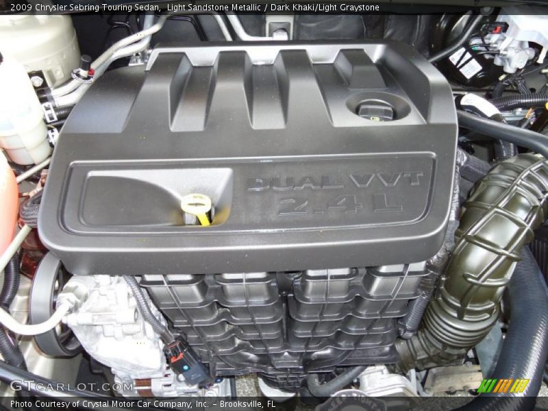 Light Sandstone Metallic / Dark Khaki/Light Graystone 2009 Chrysler Sebring Touring Sedan