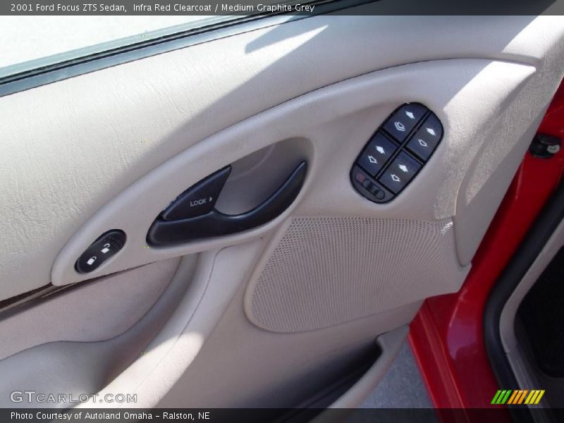 Infra Red Clearcoat / Medium Graphite Grey 2001 Ford Focus ZTS Sedan