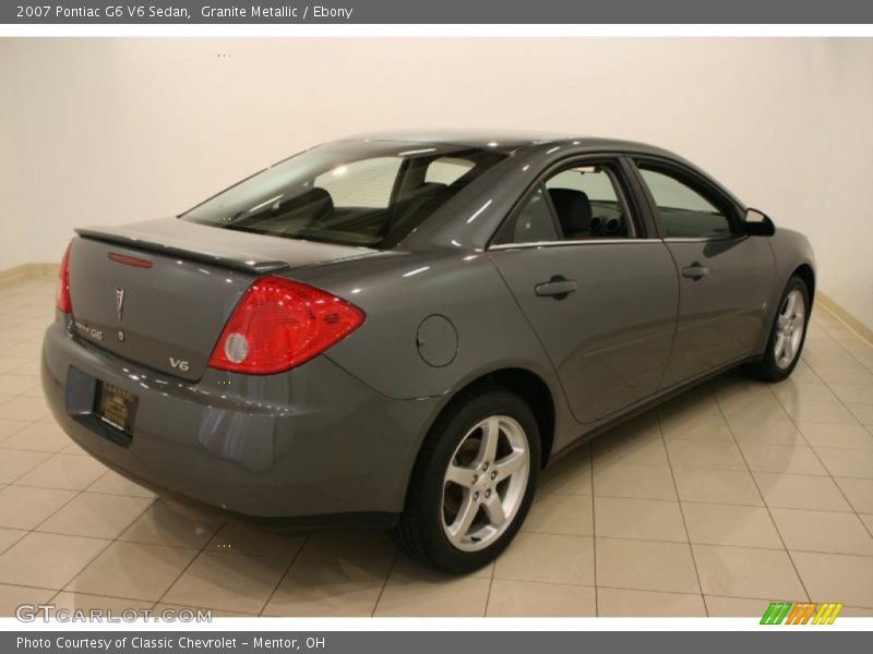Granite Metallic / Ebony 2007 Pontiac G6 V6 Sedan