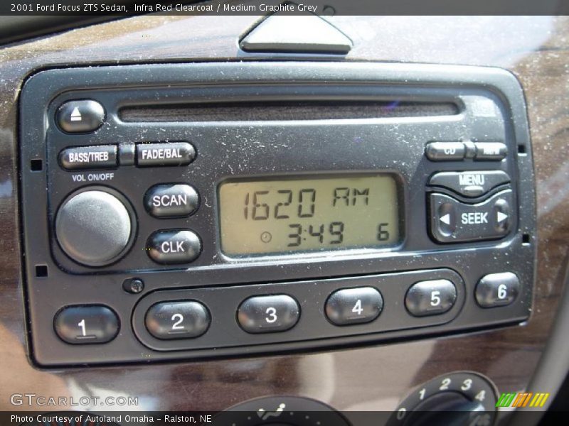 Infra Red Clearcoat / Medium Graphite Grey 2001 Ford Focus ZTS Sedan