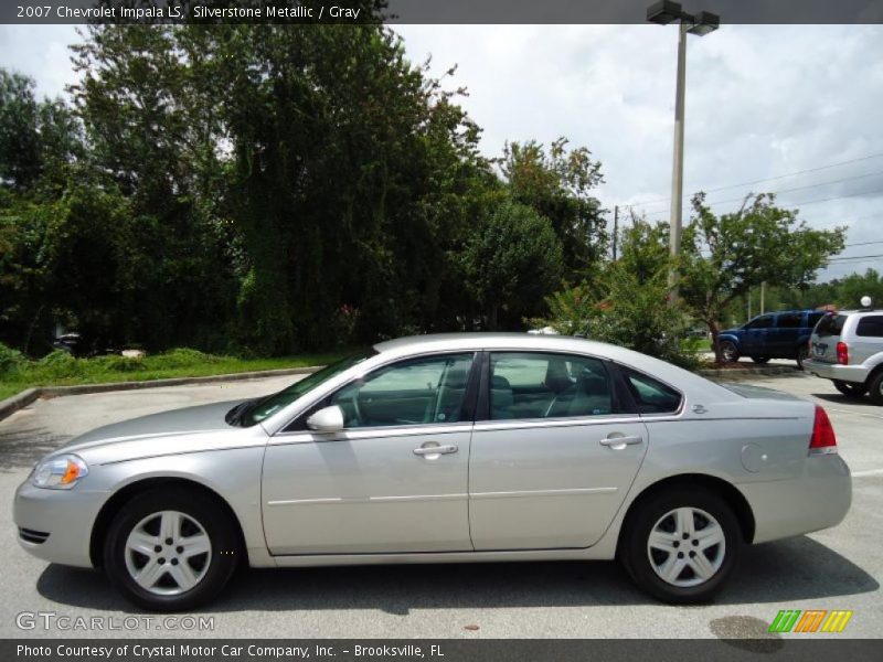 Silverstone Metallic / Gray 2007 Chevrolet Impala LS