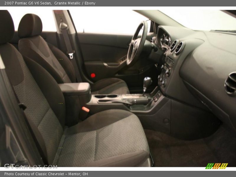Granite Metallic / Ebony 2007 Pontiac G6 V6 Sedan