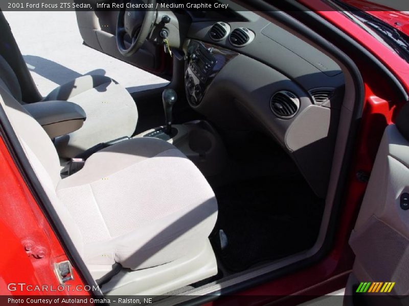 Infra Red Clearcoat / Medium Graphite Grey 2001 Ford Focus ZTS Sedan