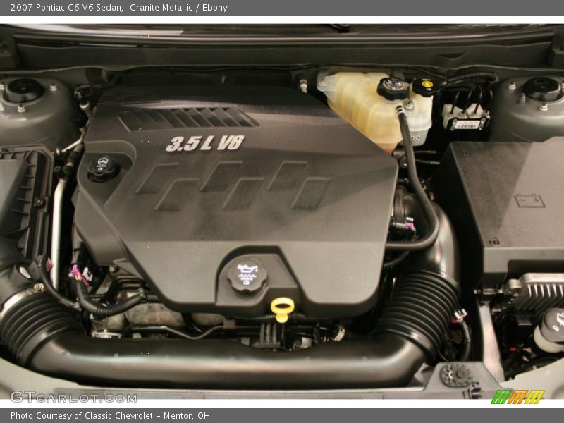 Granite Metallic / Ebony 2007 Pontiac G6 V6 Sedan