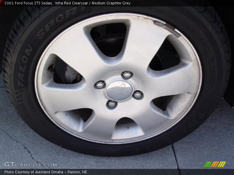 Infra Red Clearcoat / Medium Graphite Grey 2001 Ford Focus ZTS Sedan