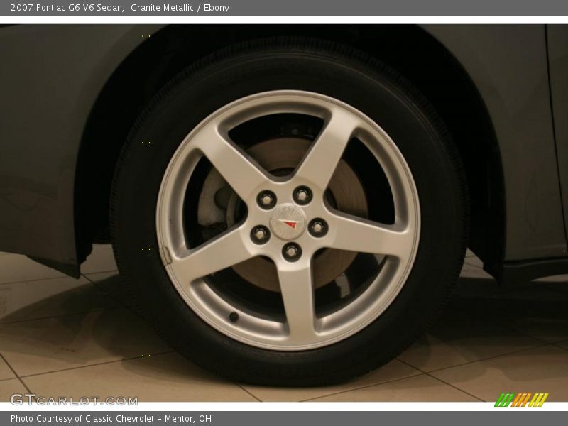 Granite Metallic / Ebony 2007 Pontiac G6 V6 Sedan