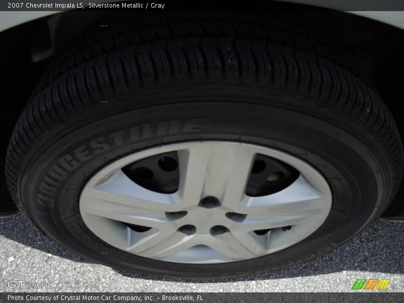 Silverstone Metallic / Gray 2007 Chevrolet Impala LS
