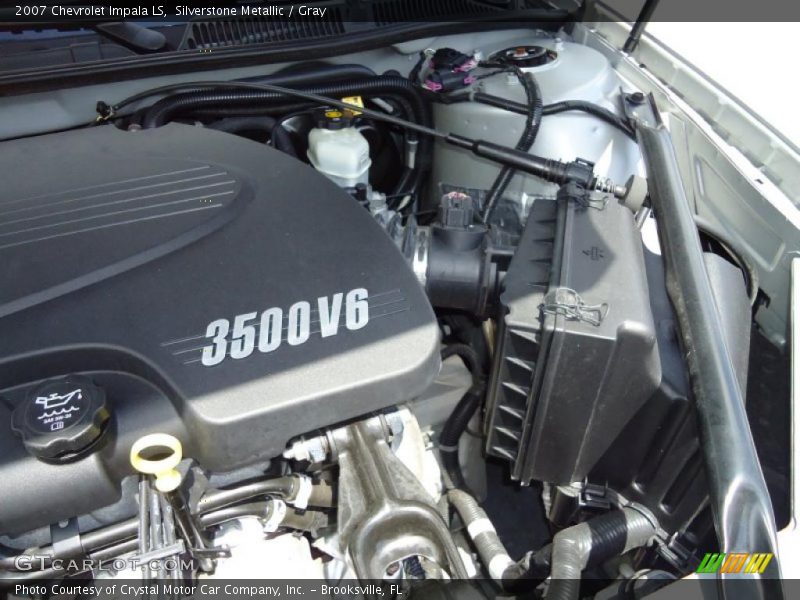 Silverstone Metallic / Gray 2007 Chevrolet Impala LS