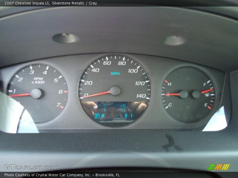 Silverstone Metallic / Gray 2007 Chevrolet Impala LS