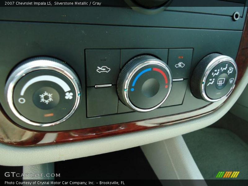 Silverstone Metallic / Gray 2007 Chevrolet Impala LS