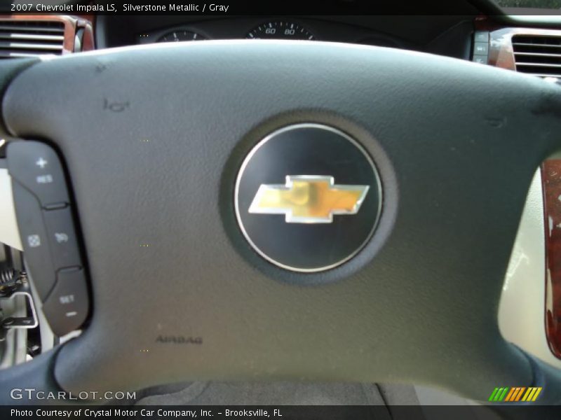 Silverstone Metallic / Gray 2007 Chevrolet Impala LS