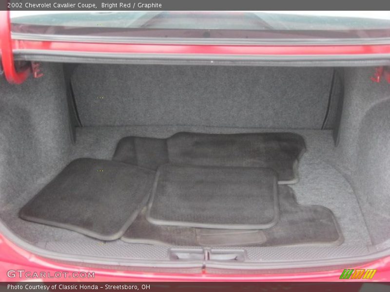 Bright Red / Graphite 2002 Chevrolet Cavalier Coupe