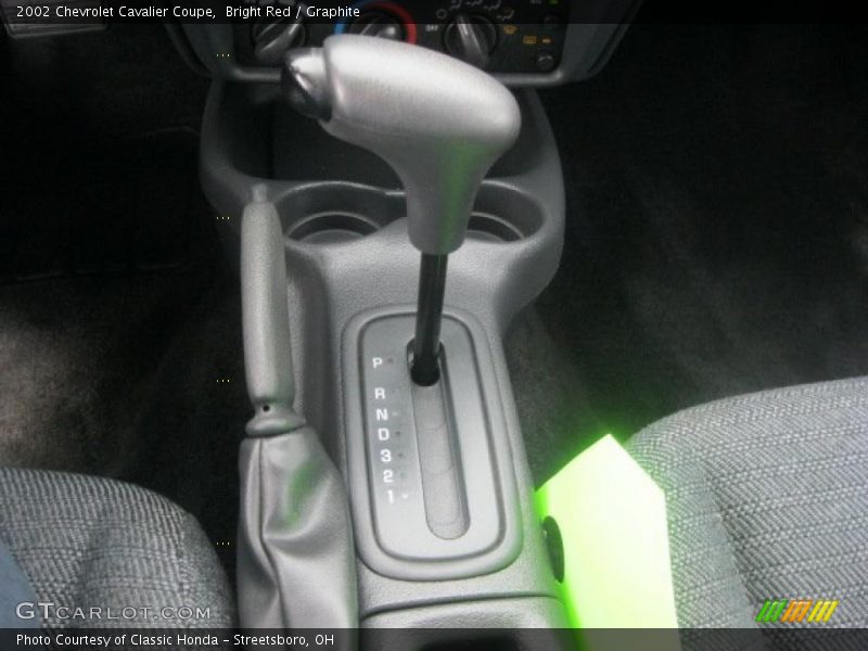 Bright Red / Graphite 2002 Chevrolet Cavalier Coupe