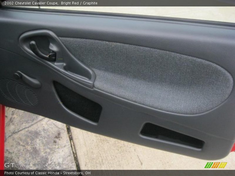 Bright Red / Graphite 2002 Chevrolet Cavalier Coupe