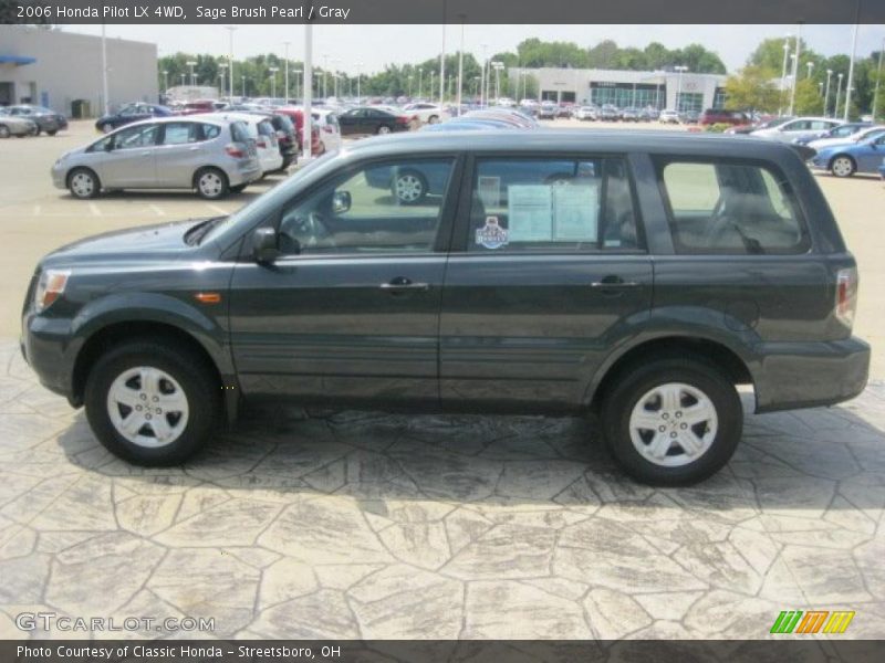 Sage Brush Pearl / Gray 2006 Honda Pilot LX 4WD