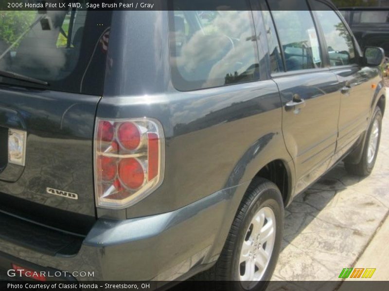 Sage Brush Pearl / Gray 2006 Honda Pilot LX 4WD